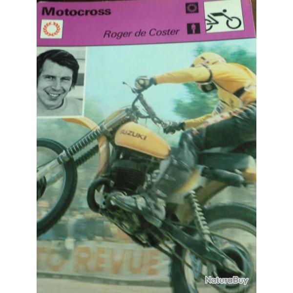 FICHE MOTO  ROGER DE COSTER