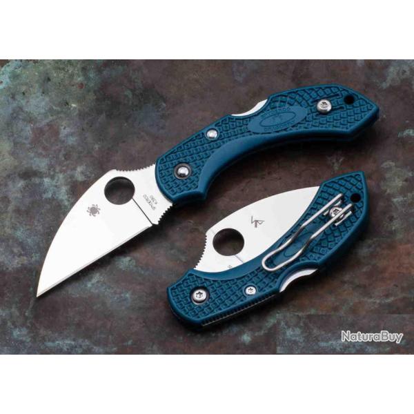 Couteau Spyderco Dragonfly 2 K390 Manche FRN Lame Acier K390 Lockback Clip Japan SC28FP2WK390