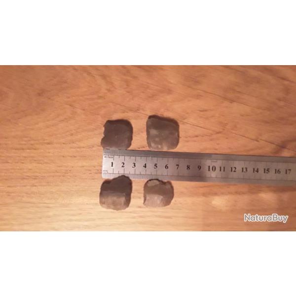 lot de 4 silex