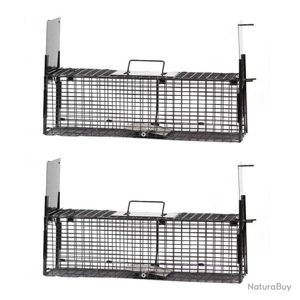 Lot 2 boites  fauves deux entres 60 cm