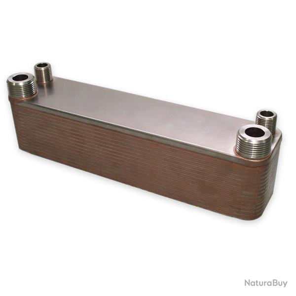 �changeur de chaleur thermique acier inoxydable 30 plaques max 125 kw eau solaire 16_0000832