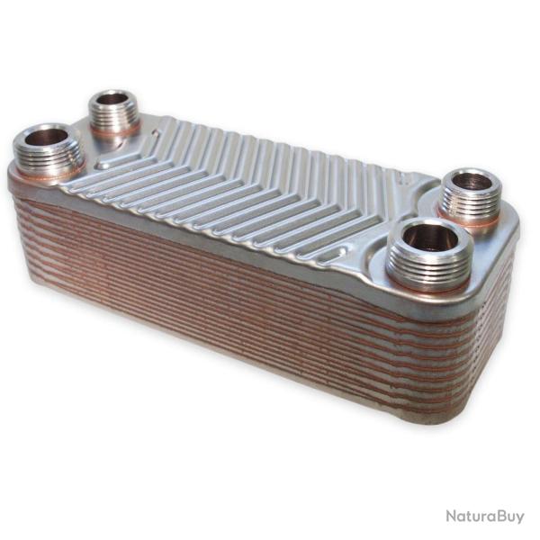 changeur de chaleur thermique acier inoxydable 20 plaques max 44 kw eau solaire 16_0000831