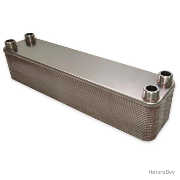 changeur de chaleur thermique acier inoxydable 40 plaques max 440 kw eau solaire 16_0000838
