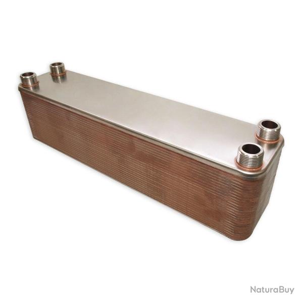 �changeur de chaleur thermique acier inoxydable 50 plaques max 550 kw eau solaire 16_0000841