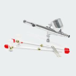 A&eacute;rographe professionnel fonction double action / aiguilles 0,2 / 0,3 / 0,5 mm 16_0000800