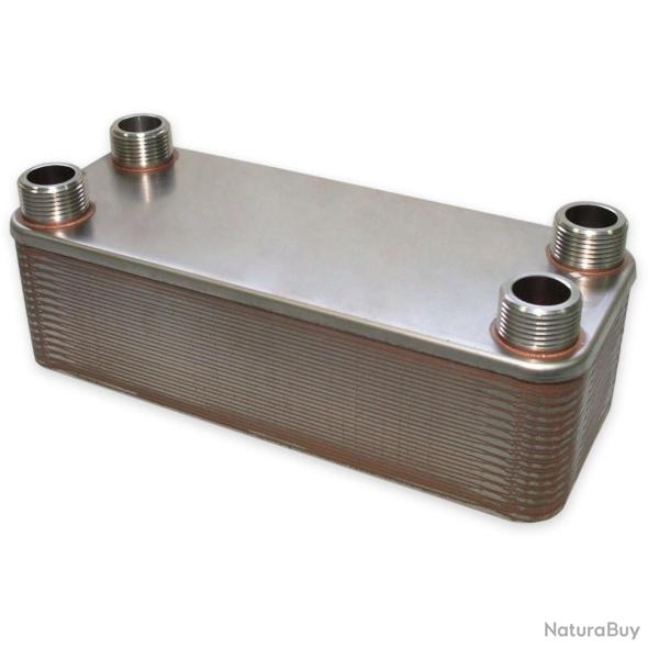 changeur de chaleur thermique acier inoxydable 30 plaques max 175 kw eau solaire 16_0000833