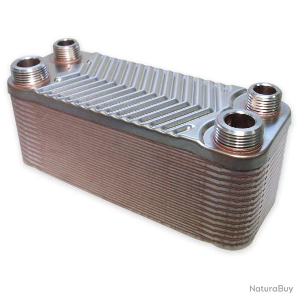 changeur de chaleur thermique acier inoxydable 30 plaques max 66 kw eau solaire 16_0000835