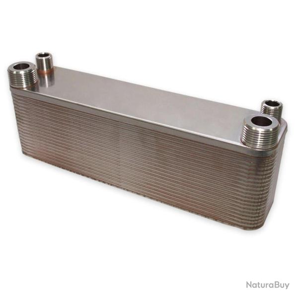 �changeur de chaleur thermique acier inoxydable 40 plaques max 165 kw eau solaire 16_0000836