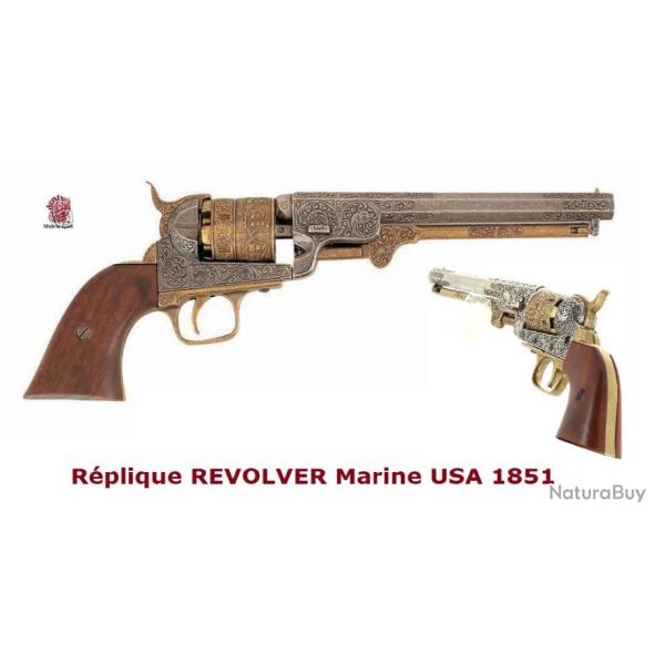 R�plique revolver Marine USA  1851