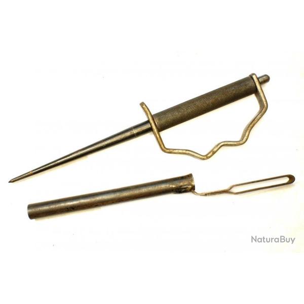 Dague SOE Anglaise originale 39/45 avec son fourreau metal modele avec garde