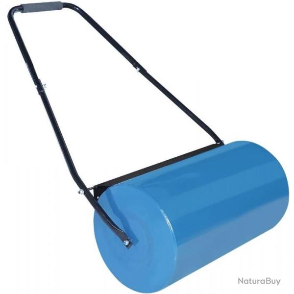 Rouleau de jardin remplissable 46L - Acier - Bleu - Facile  utiliser - Livraison gratuite et rapide