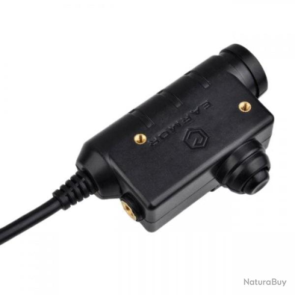 Connecteur Earmor M51 Tactical PTT - ICOM