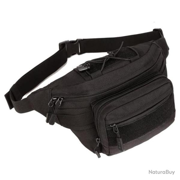Sac Banane S&T tactique noir
