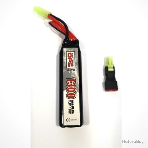 Batterie LI-PO Tacticalops 11.1V - 1300mAh