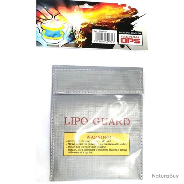 Sac batterie LIPO Tacticalops 180x230 mm - 180x230 mm