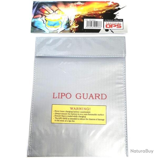 Sac batterie LIPO Tacticalops 180x230 mm - 230x300 mm