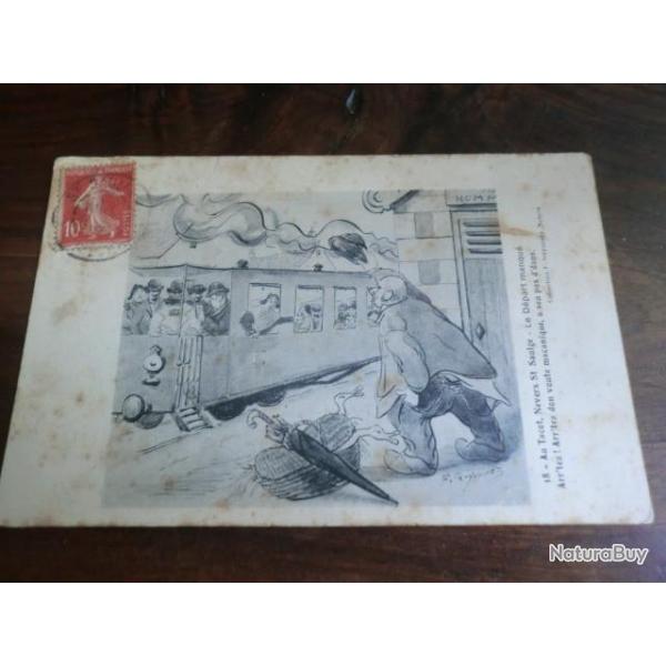 CP  dp 58  NEVERS ST SULGE DEPART MANQUE