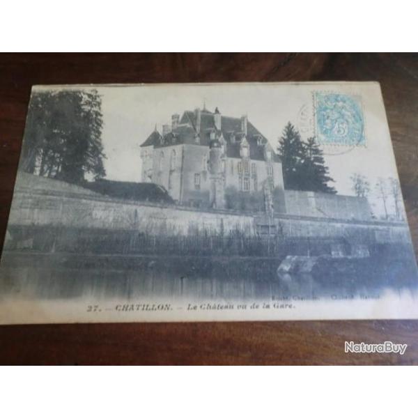 CP  dp 58  CHATILLON  LE CHATEAU