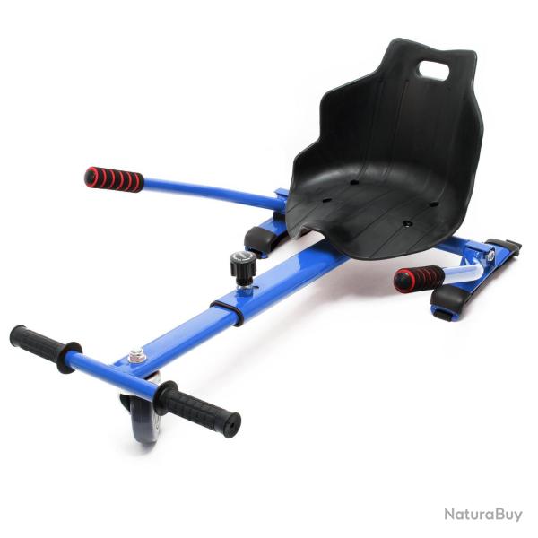 Si�ge de scooter kart compatible avec hoverboards adulte enfants 120kg bleu 16_0002716