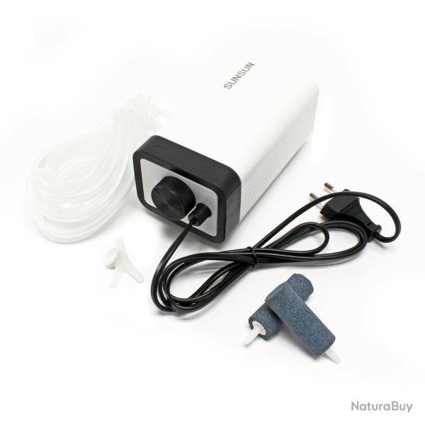 Pompe  air arateur de bassin aquarium 2 x 2,8 litres par minute 16_0002349