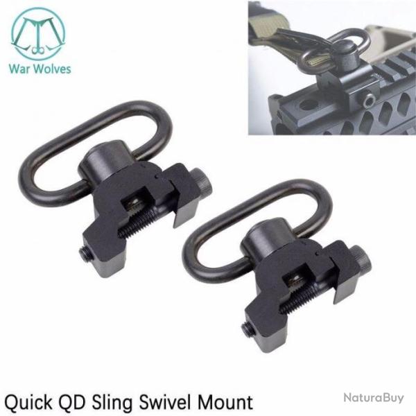 Paire de grenadi�res � d�tachement rapide rail 21mm