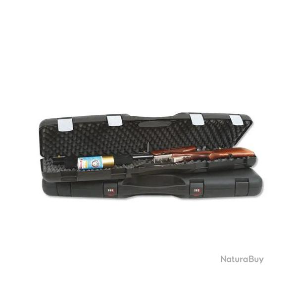 Mallette pvc carabine 2 clips 2 verrous 3 chiffres 125x29x11cm