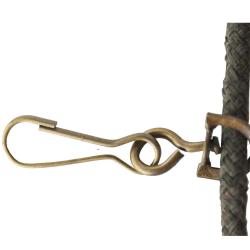 3 lacets &agrave; mousqueton avec 6 galets de remplacement