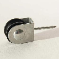 3 poulies &agrave; tire-fond axe central 2mm, cordage maxi 2mm