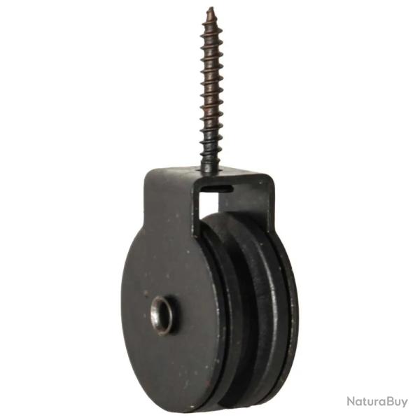 3 poulies � piton fixe diam�tre 30mm, cordage maxi 5mm