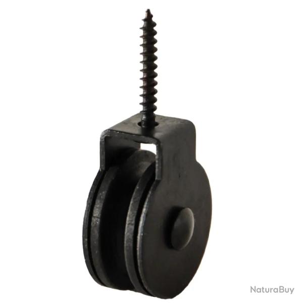 3 poulies � piton fixe diam�tre 30mm, cordage maxi 5mm