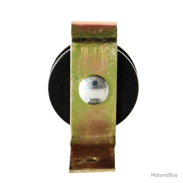 Poulie � chape 2 fixations, cordage maxi 5mm