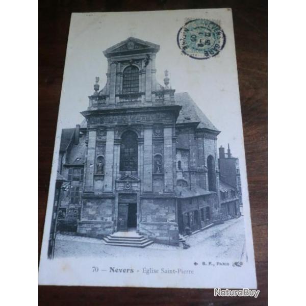 CP  dpt 58  NEVERS  EGLISE ST PIERRE