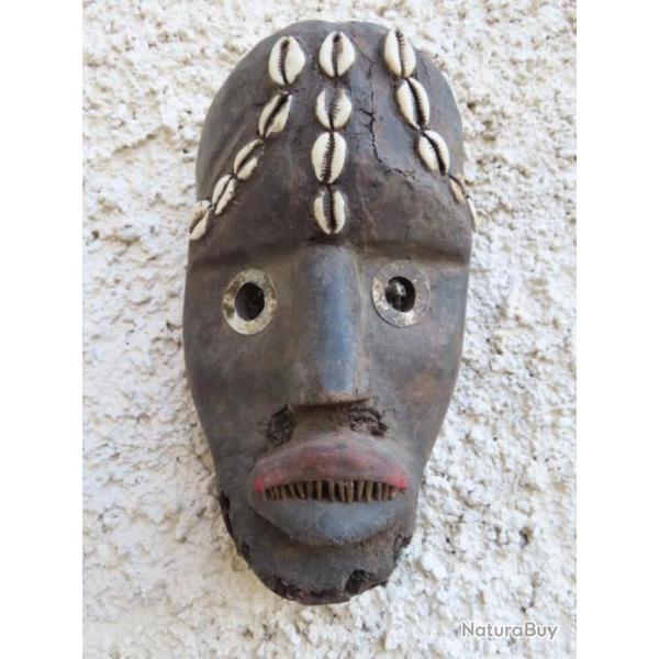 Magnifique ancien masque Africain de c�r�monie Africain