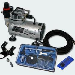Kit compresseur airbrush pour débutants avec un pistolet 16_0002296