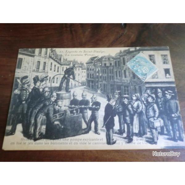 CP  dpt 58  LEGENDE DE SAINT SAULGE