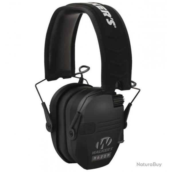 Promo ! Casque �lectronique WALKER'S RAZOR noir