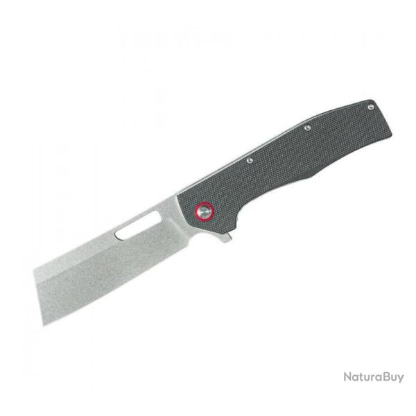 Couteau ABKT Tac Cleaver Lame Acier D2 Manche G10 IKBS Linerlock Clip AB1029B
