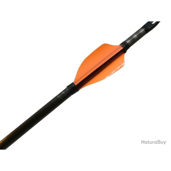 XS-WINGS - Plumes 40 mm DROITIER (RH) VERT M�TALLIQUE