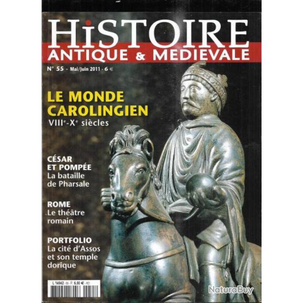 histoire antique et m�di�vale 55 le monde carolingien, le th�atre romain, bataille de pharsale