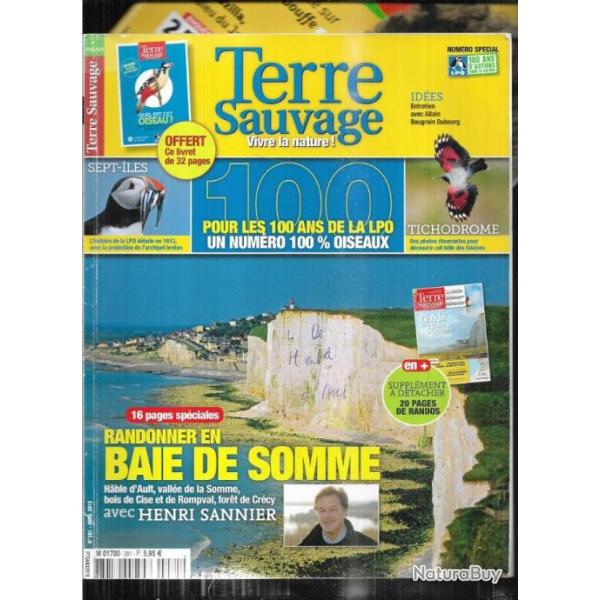 terre sauvage 281 avril 2012 num�ro sp�cial baie de somme ,