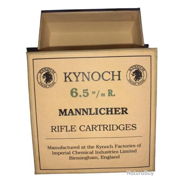 6,5 mm R Mannlicher adopt par le Portugal: Reproduction boite cartouches (vide) KYNOCH 8914822