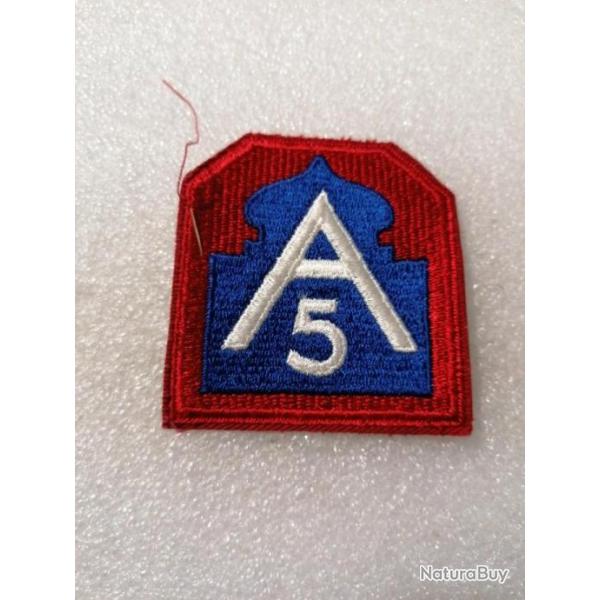 Patch arme us 5th ARMY ORIGINAL