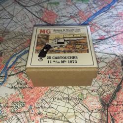 11 mm 1873 (MG Armes & Munitions): Reproduction boite cartouches (vide) collection MG 8914889