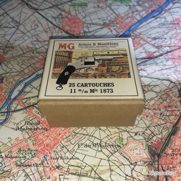 11 mm 1873 (MG Armes & Munitions): Reproduction boite cartouches (vide) collection MG 8914889