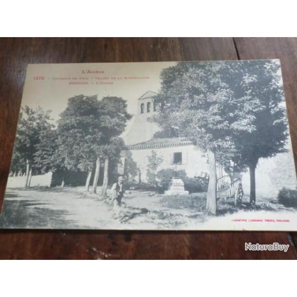 CP  Dpt  09   ENVIRONS DE FOIX  BRASSAC L EGLISE