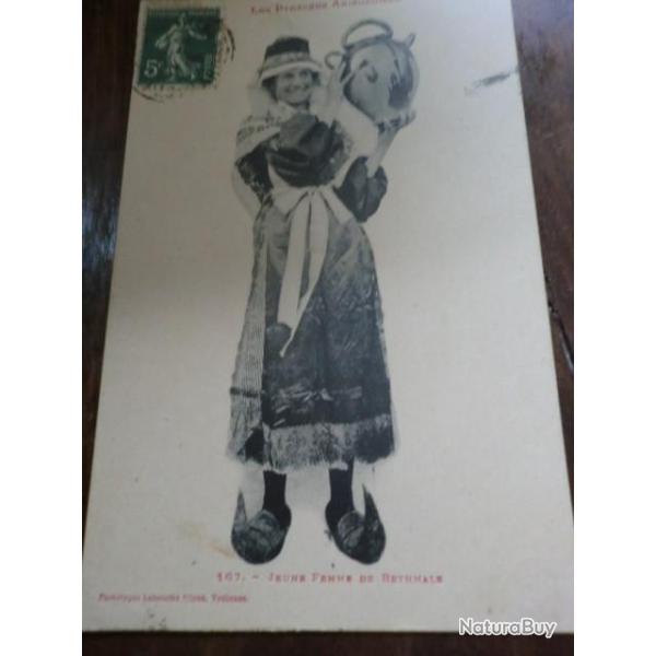 CP  Dpt  09   JEUNE FEMME DE BETHMALE