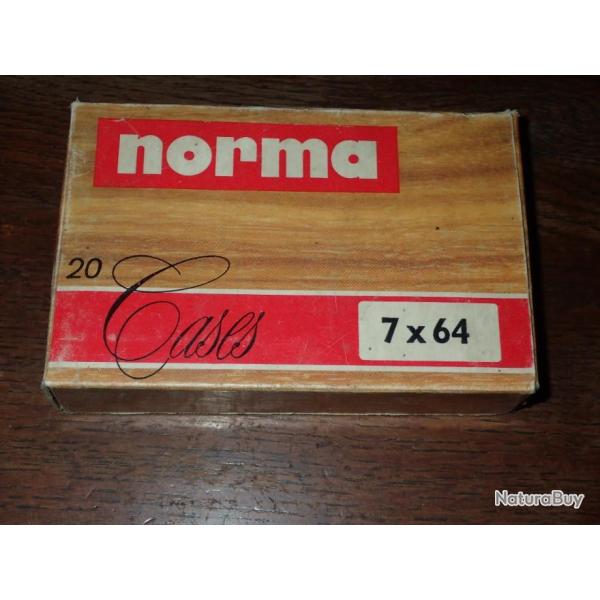 Boite vide d'�tuis - Norma 7x64