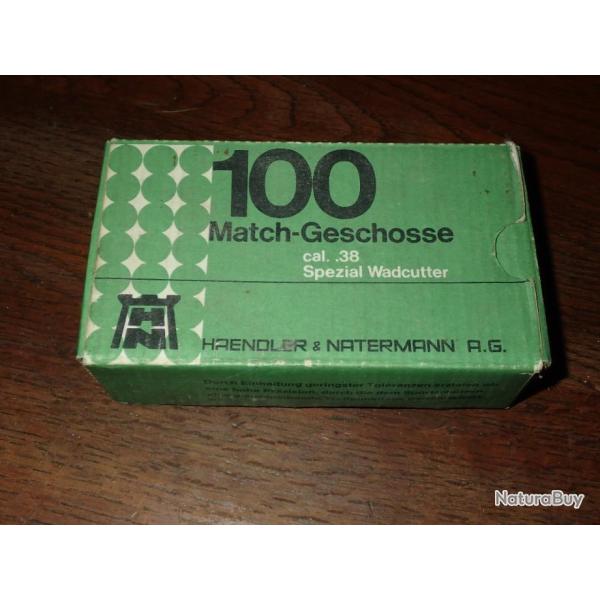 Boite vide d'ogives - Haendler 38 special