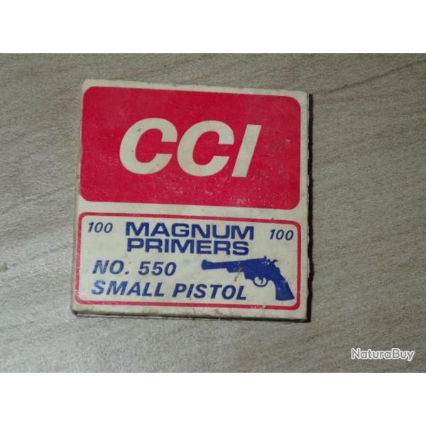 Boite vide d'amorce CCI - magnum small pistol