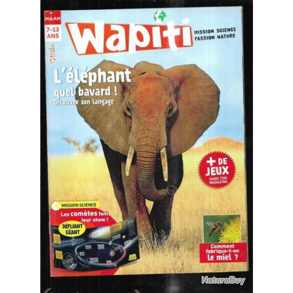 wapiti 341 aout 2015 , 7-12 ans ,l'�l�phant, le p�lican, ruches,